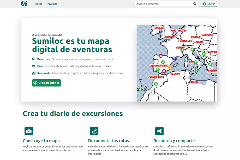 Sumiloc: tu mapa digital de aventuras montañeras
