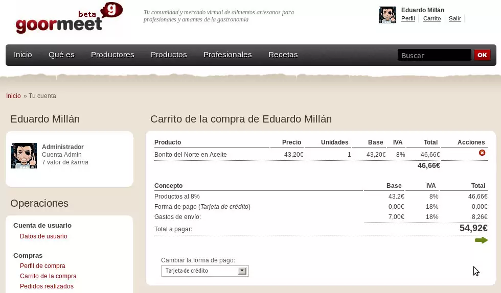 Goormeet: marketplace alimentación B2B2C