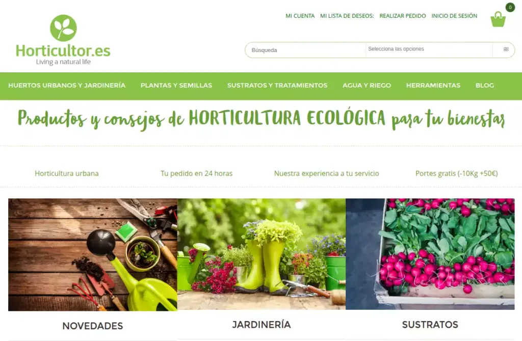 Horticultor.es: tienda online de horticultura