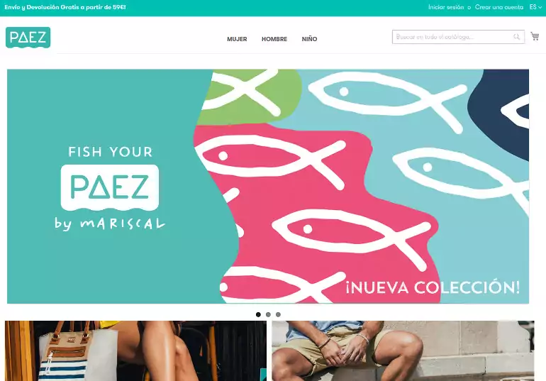 Paez: tienda online de calzado